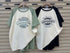 BEE-chic Solid Color Printed Color Contrast Casual Set